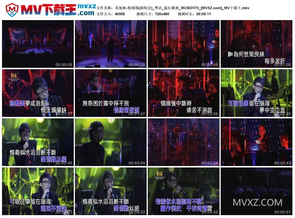 莫旭秋-恨绵绵(演唱会)_粤语_流行歌曲_MC903173